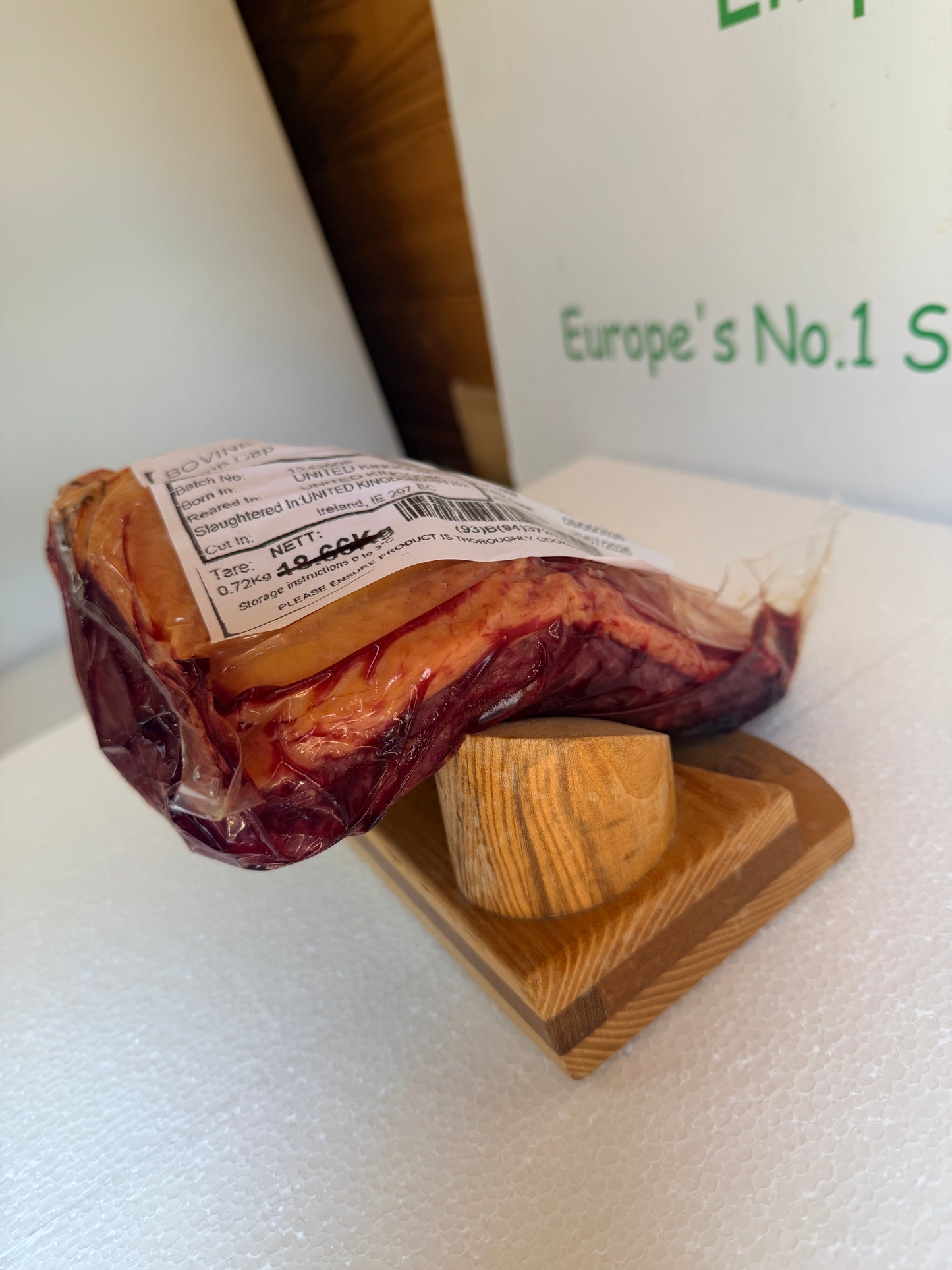 Picanha Irish (Euro Farm)  Piece 101 1.264 @£19.97 /KG