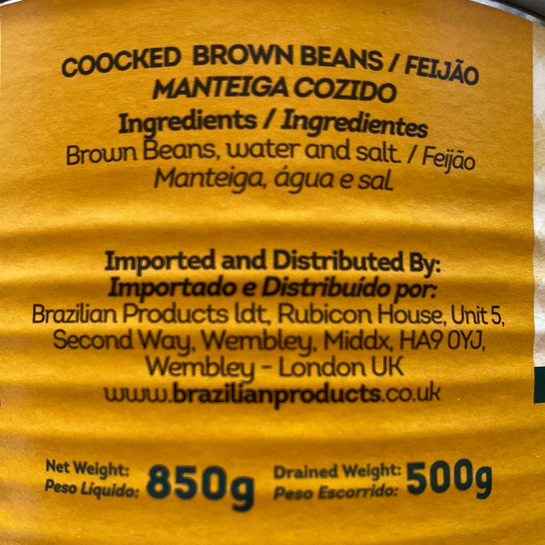 Kaito Brown Beans - cooked 850g