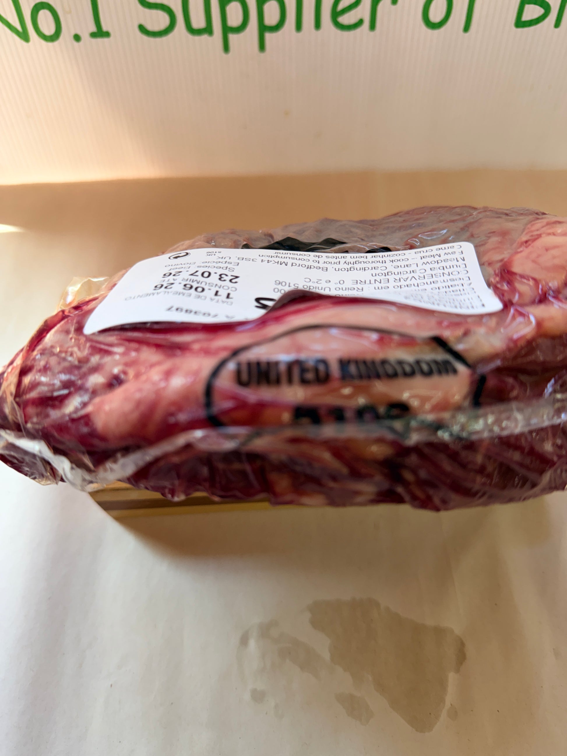 Picanha UK Piece 605 1.101 @£19.97 /KG