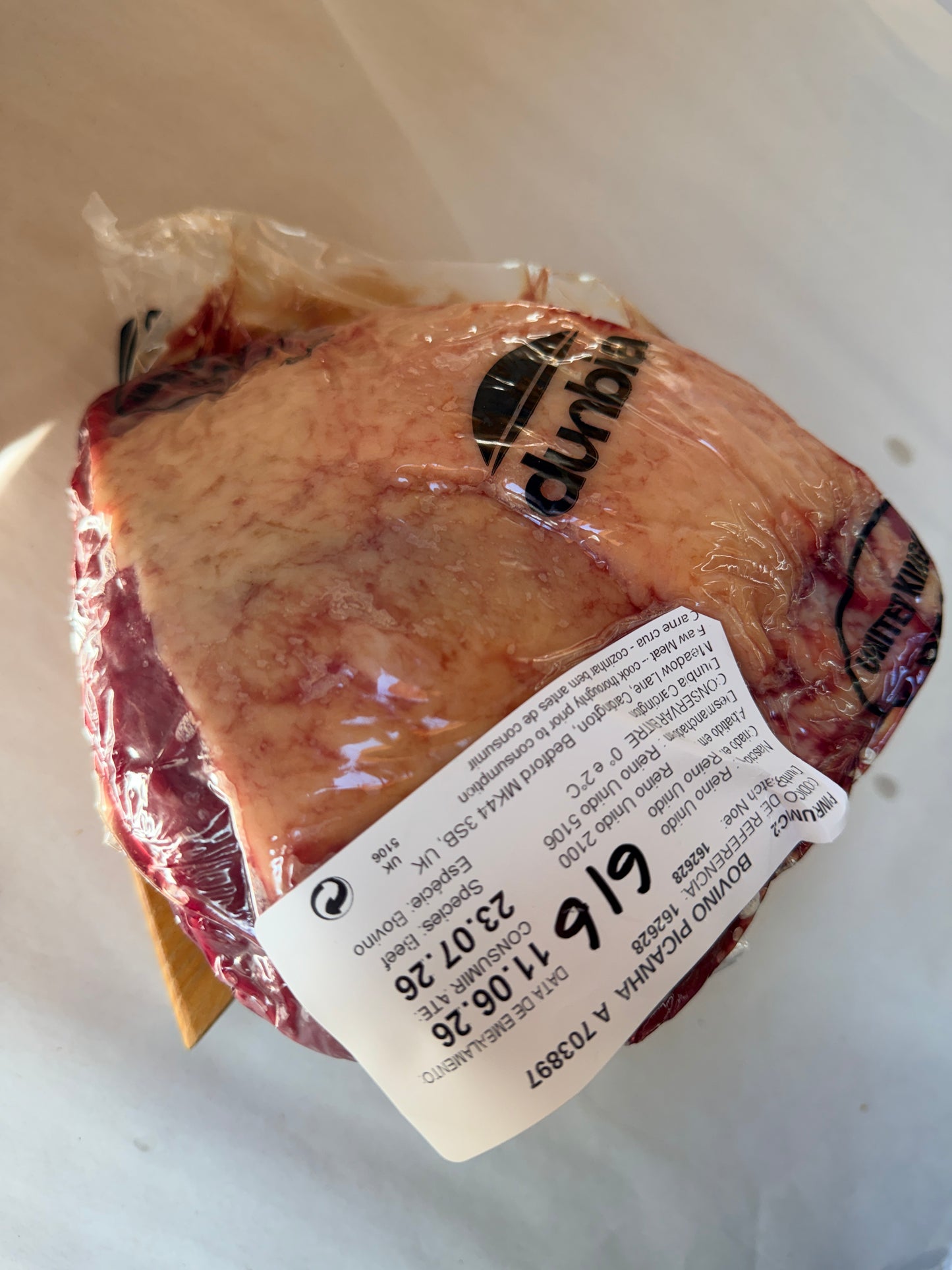 Picanha UK Piece 616 0.898 @£19.97 /KG
