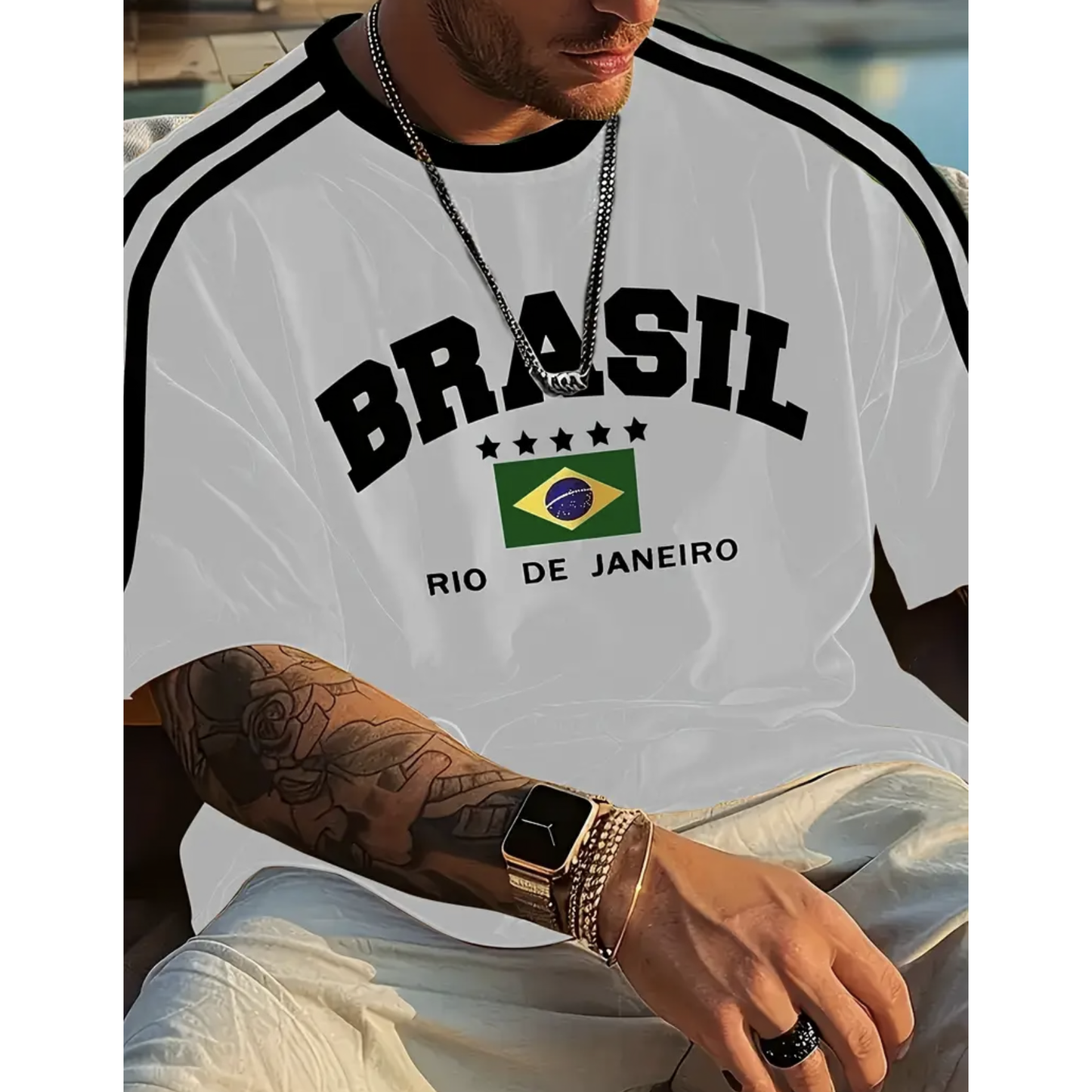 Brazil T Shirt White