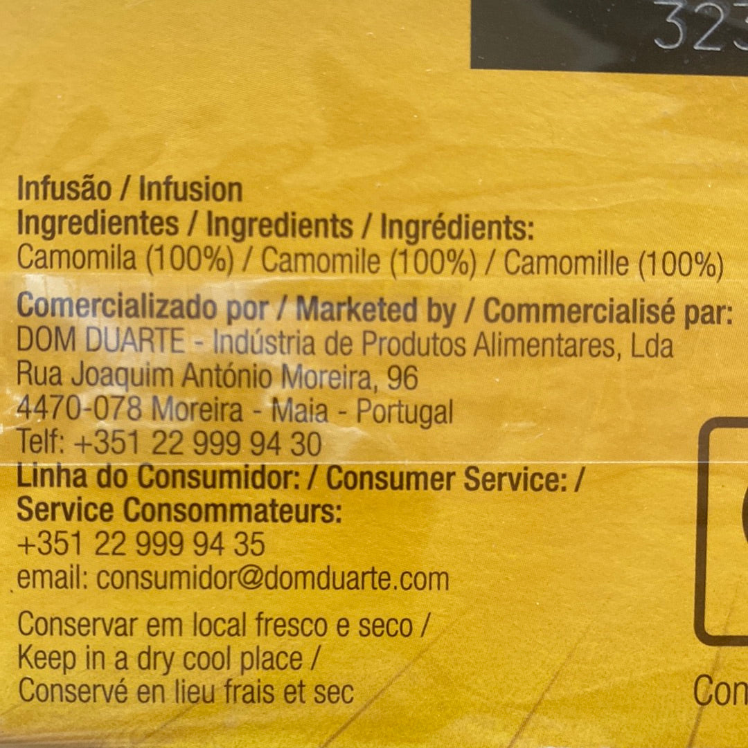 Camomile Tea Cha de Camomila  20g Dom Duarte