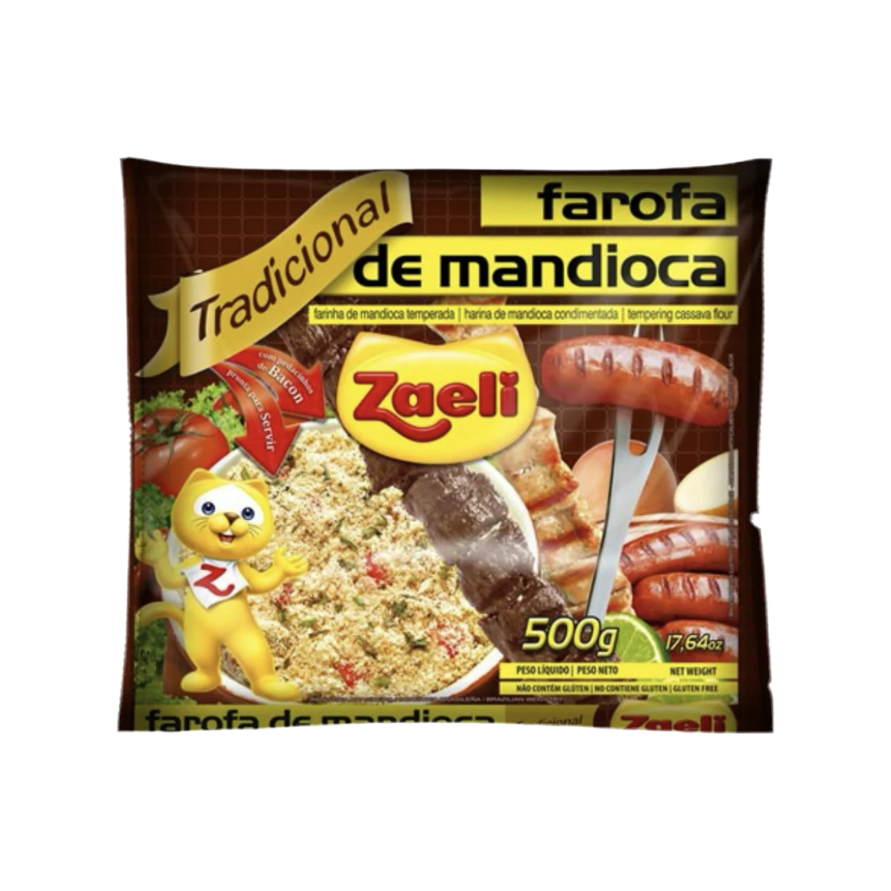 Zaeli Farofa de Mandioca  Tradicional