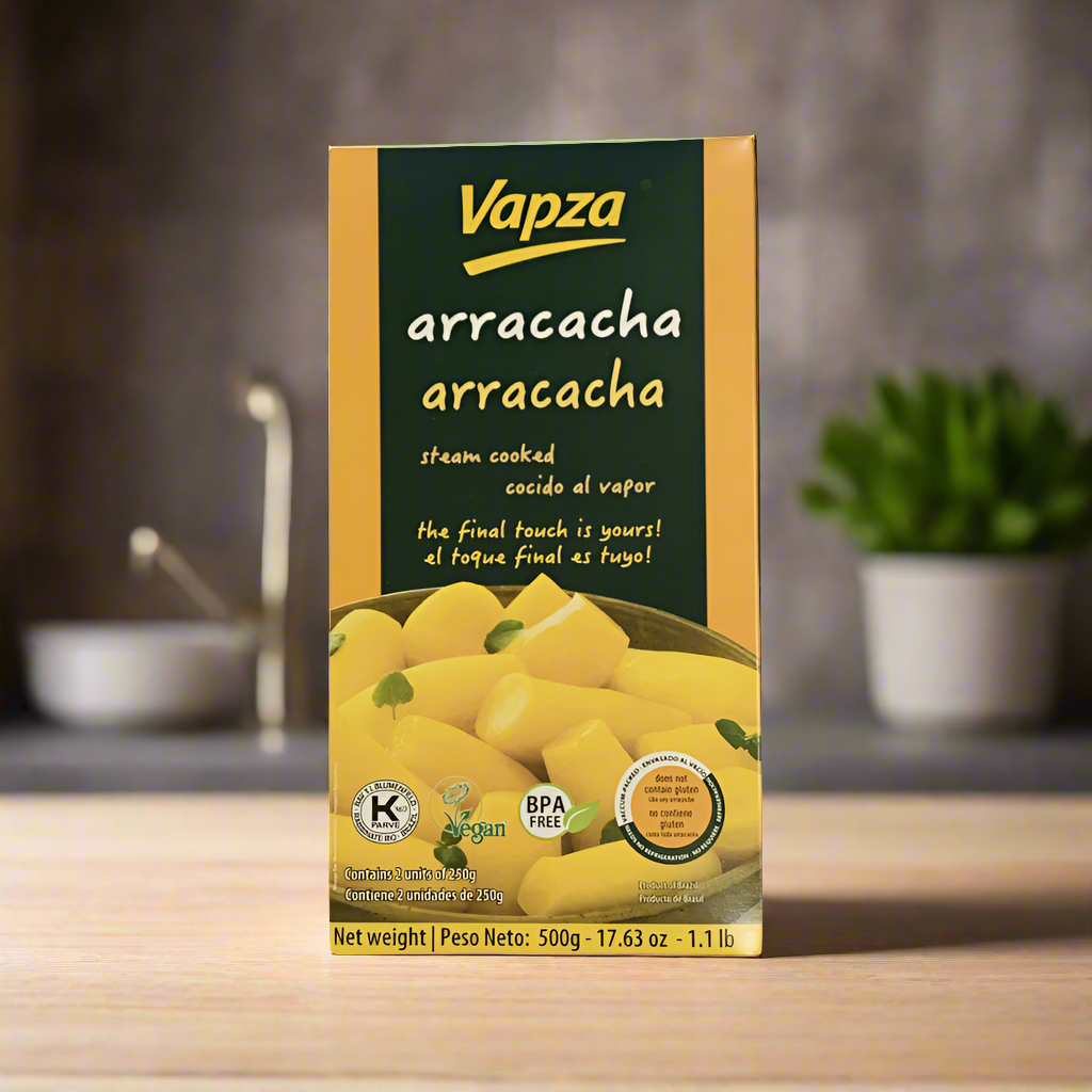 Vapza Mandioca / Steam Cooked Arraacha 500g-