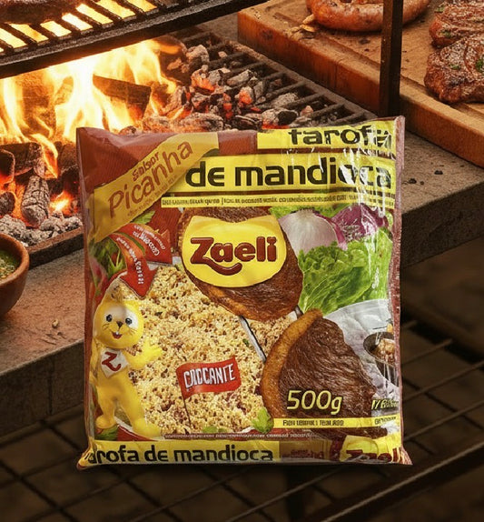 Zaeli Farofa de Mandioca / Cassava Picanha Based Farofa 500g