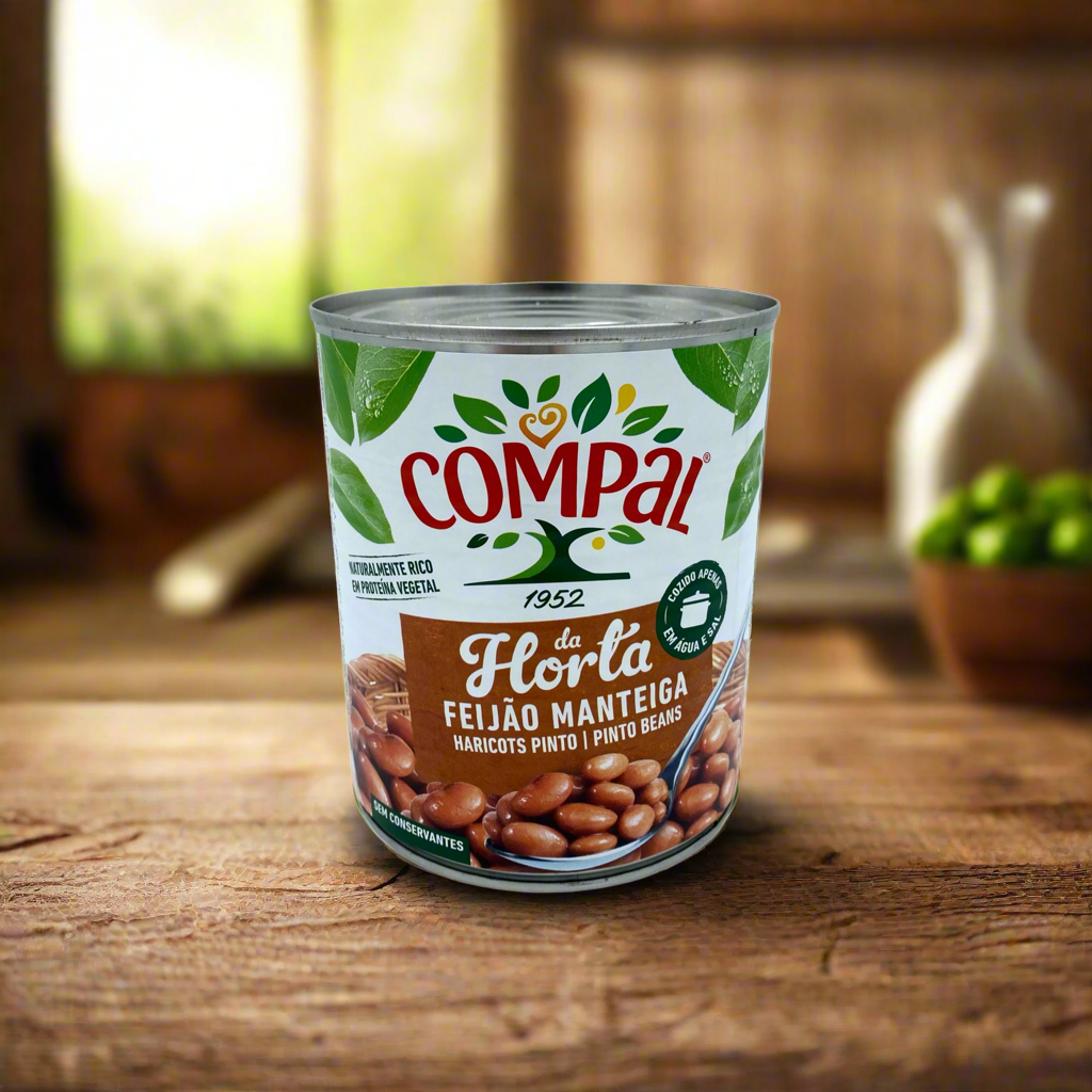 Compal Feijao Manteiga / Haricot pinto Beans 845g