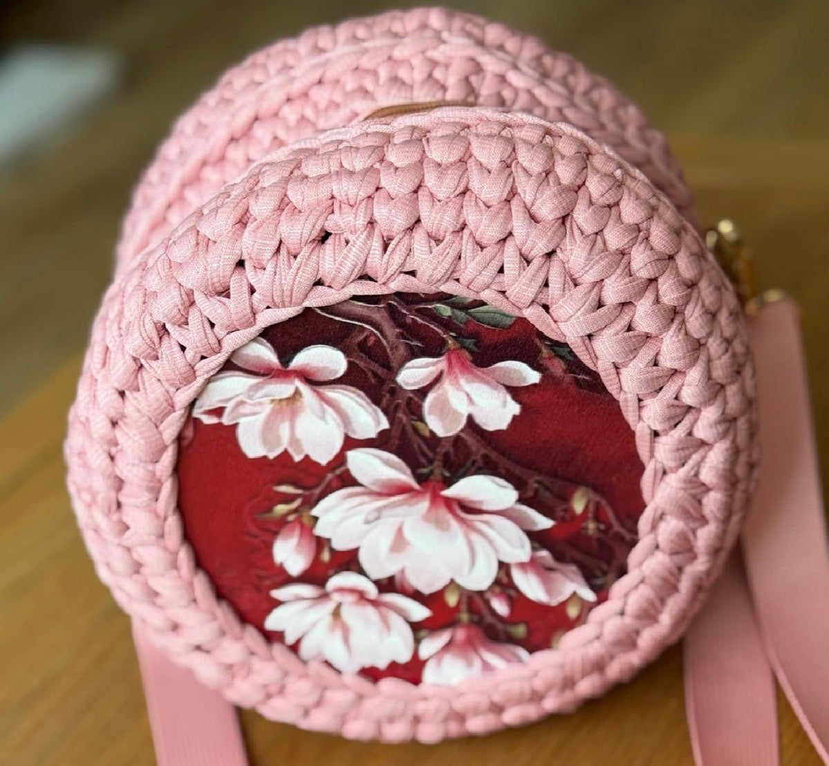 Crochet Tote style Accessory Bag / Hand Bag - Hand Made in the U.K. by Kenia - KPhasion 🇧🇷❤️🇧🇷 (Copy)