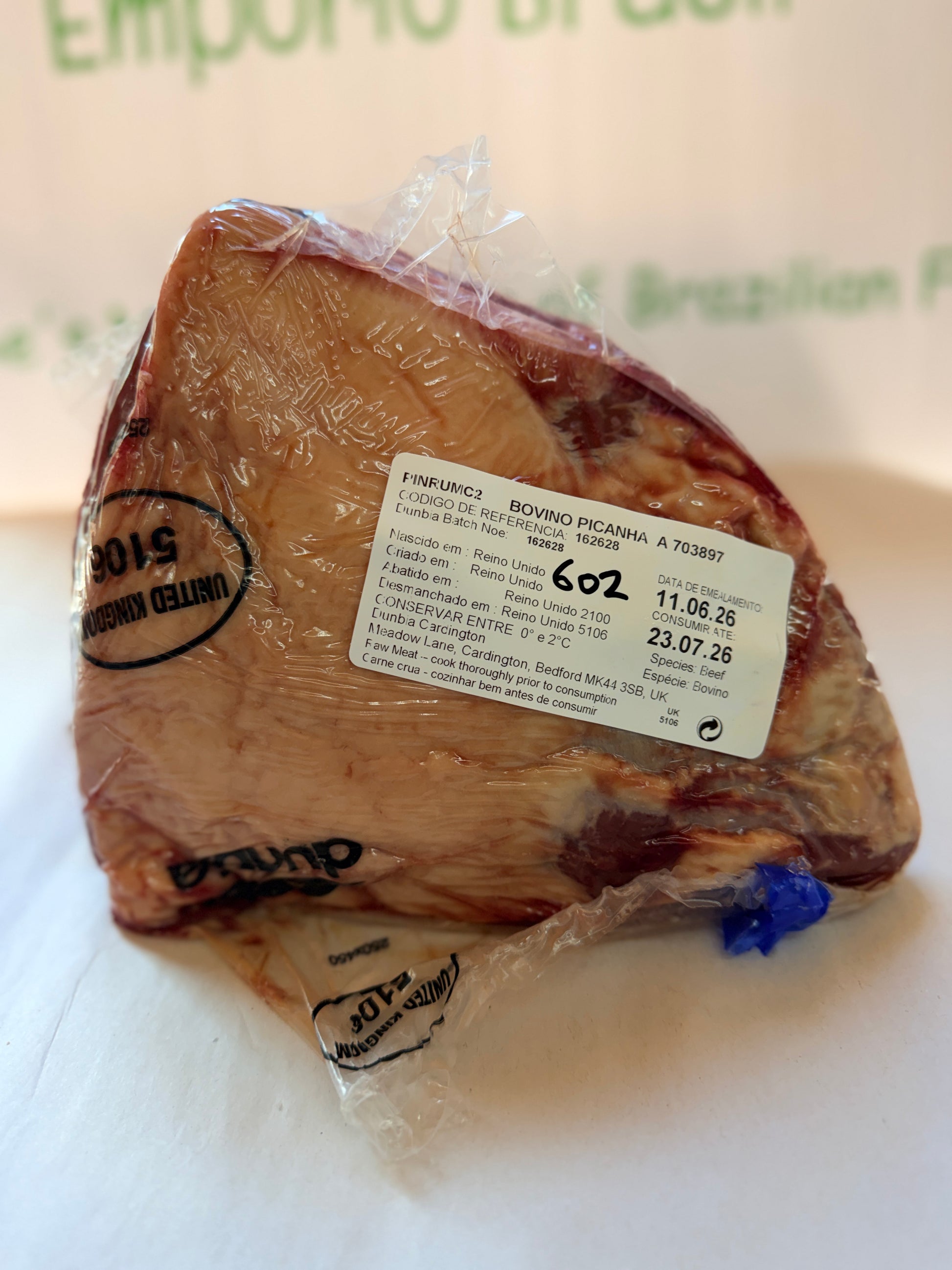 Picanha UK Piece 602 1.048 @£19.97 /KG