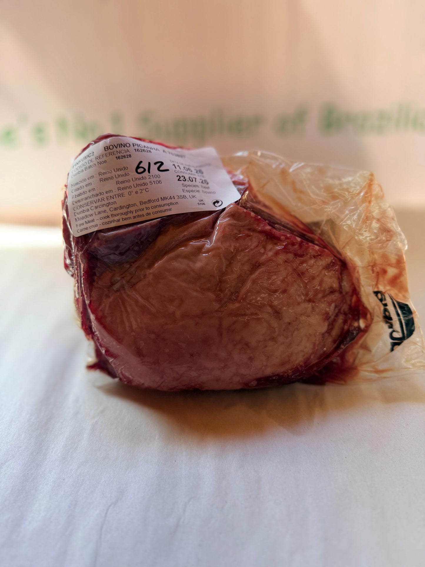 Picanha UK Piece 612 0.934 @£19.97 /KG