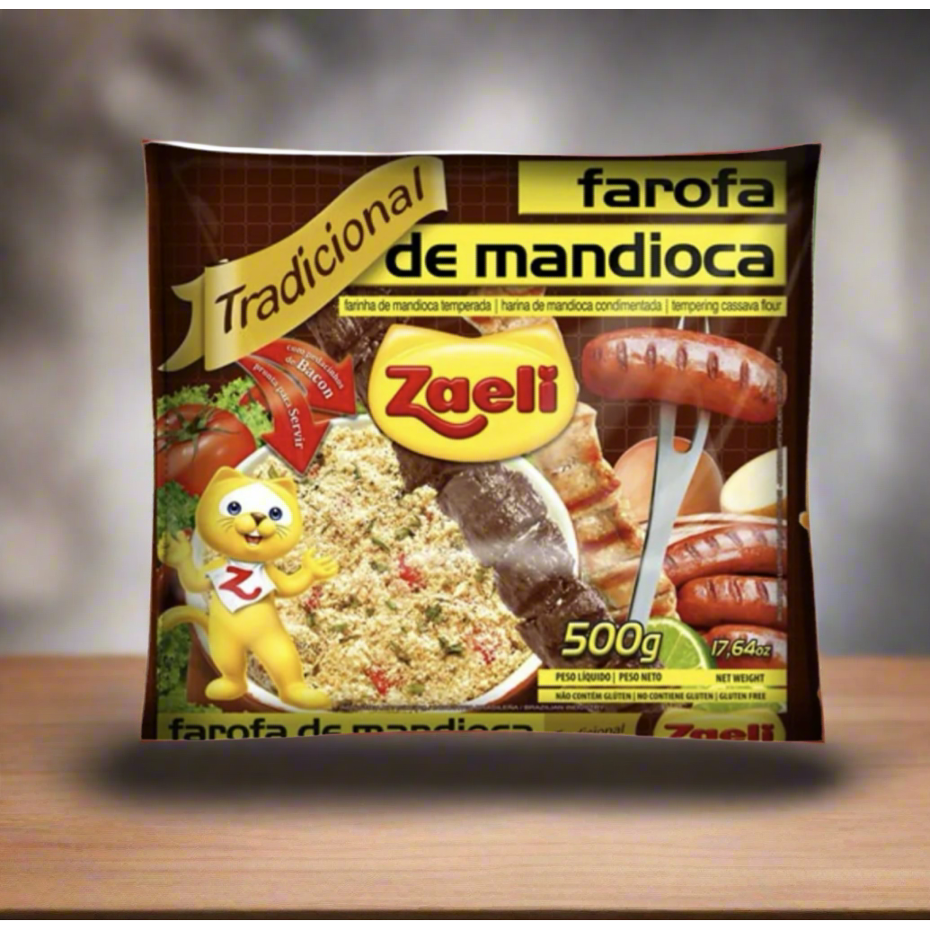 Zaeli Farofa de Mandioca  Tradicional