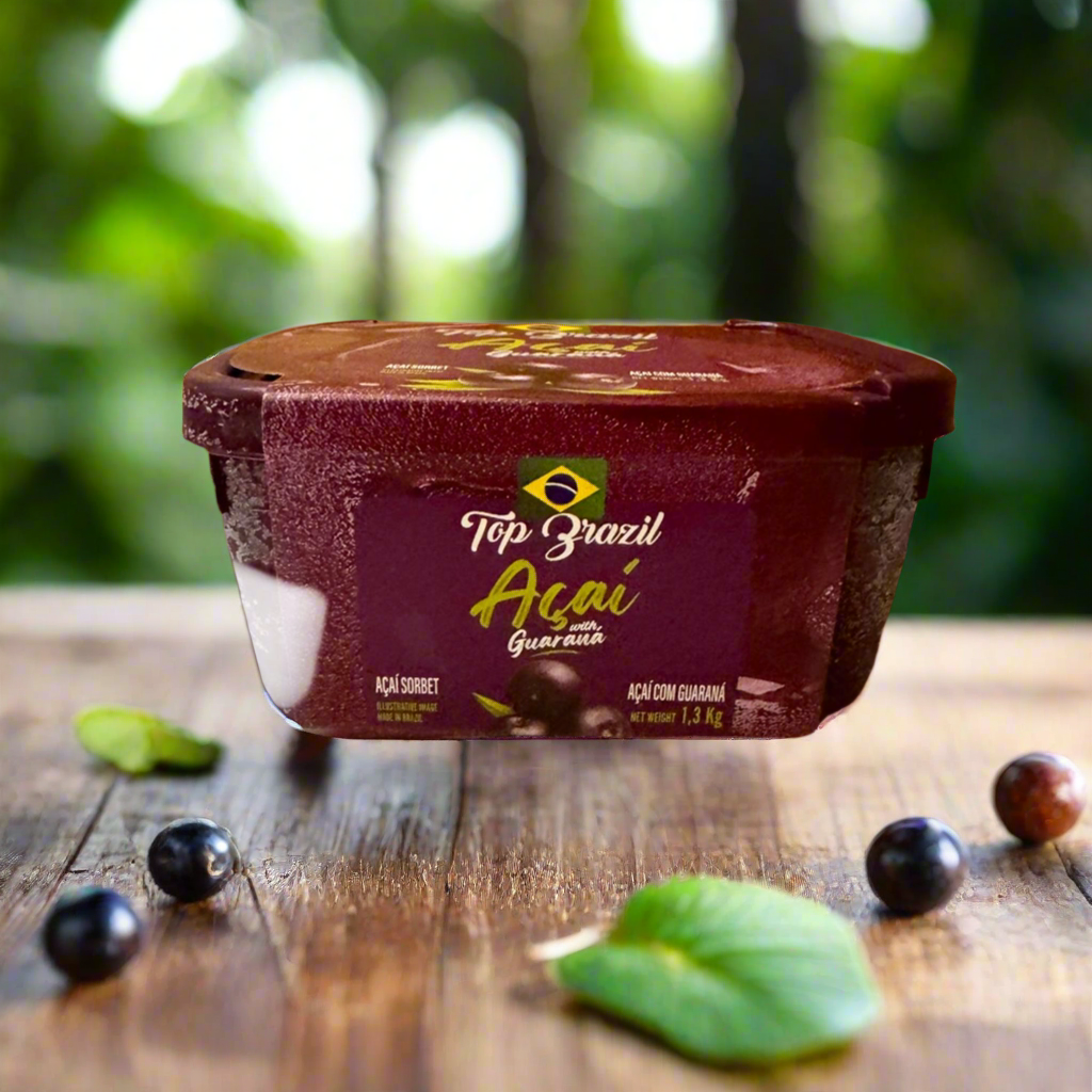 Acai Sorbet with Guarana - 1.3 KG Top Brazil (Inc free Cold Box & prep)