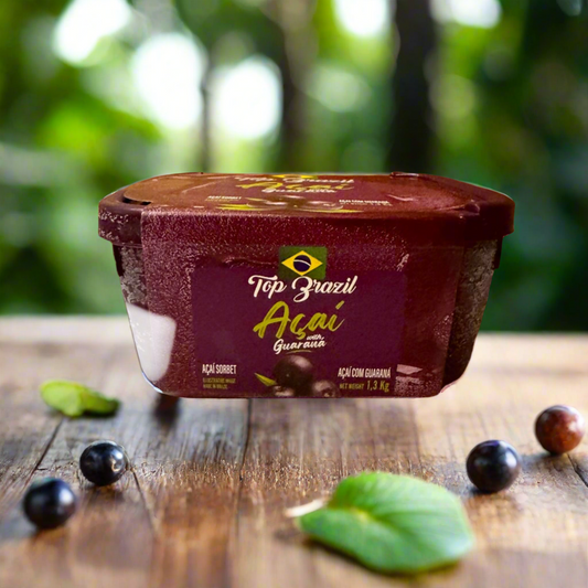 Acai Sorbet with Guarana - 1.3 KG Top Brazil / Polpanorte