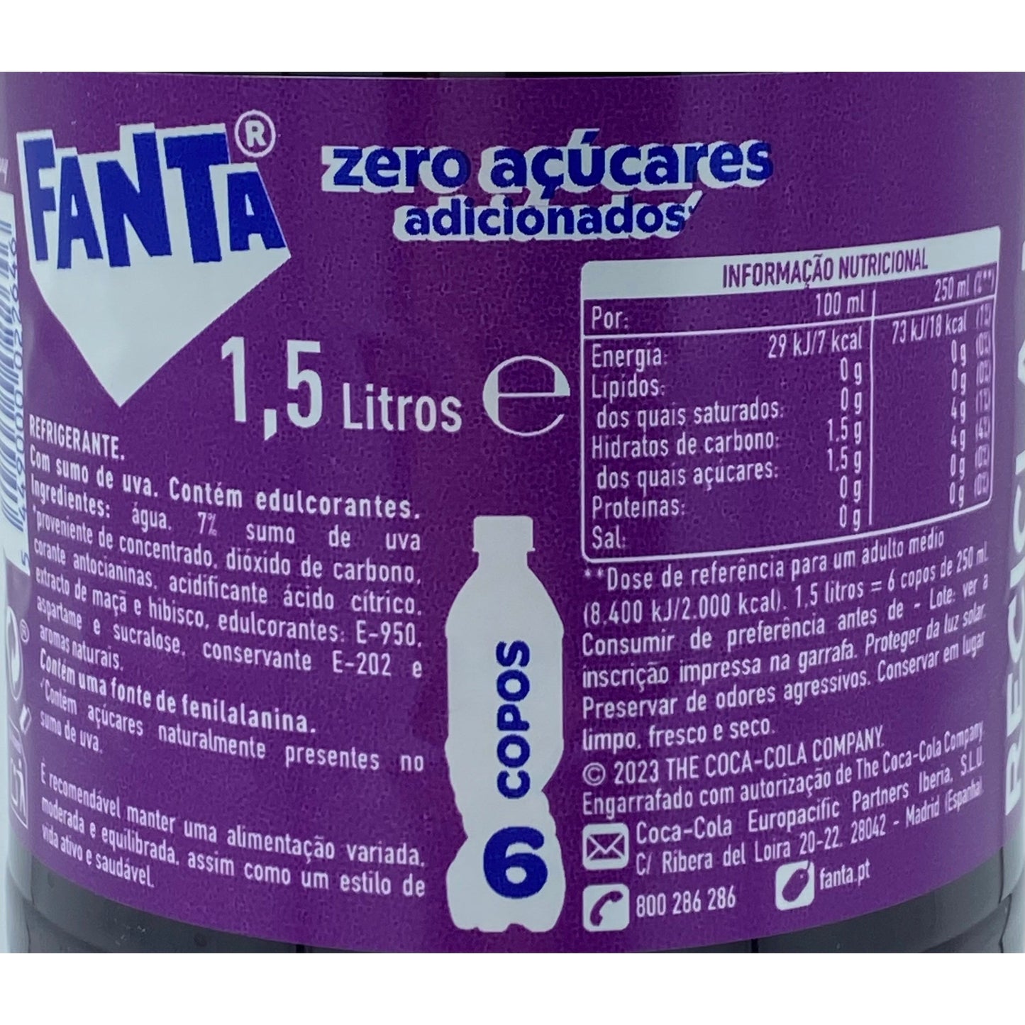 Fanta uva  1.5L