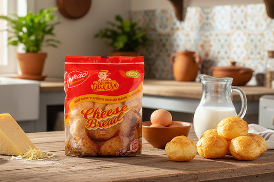 Pao De Queijo - Traditionele Braziliaanse kaasbroodjes (60) van Ze! - Bevroren verpakking 1,5 kg
