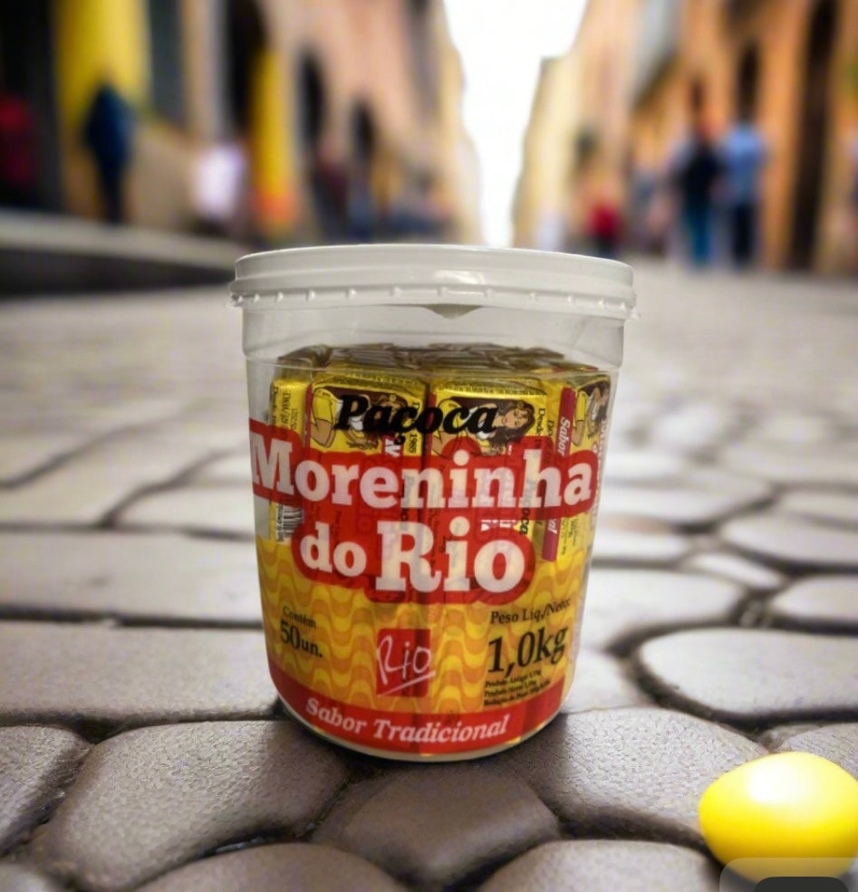 Pacoquinha Embrulhada Quadrada  1.0Kg Moreninha do Rio