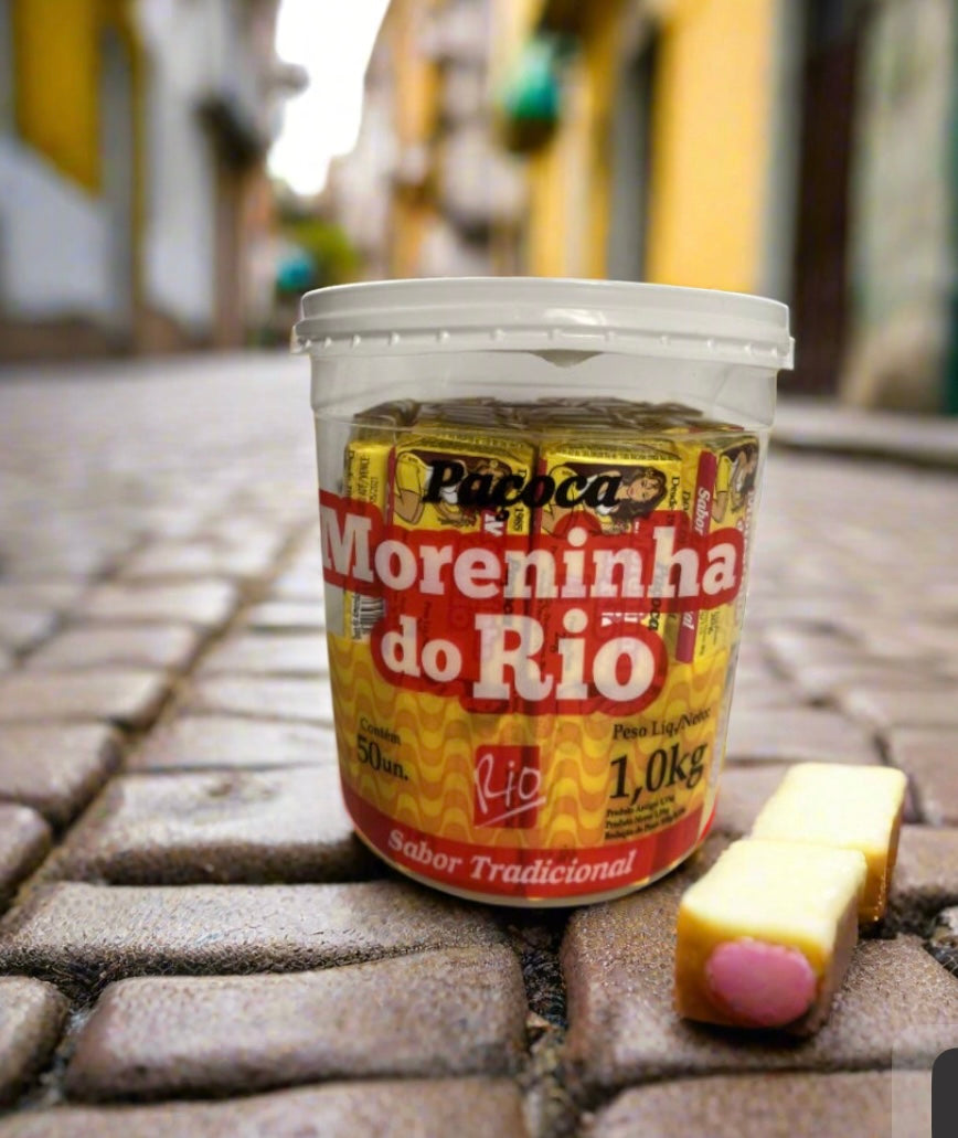 Pacoquinha Embrulhada Quadrada  1.0Kg Moreninha do Rio