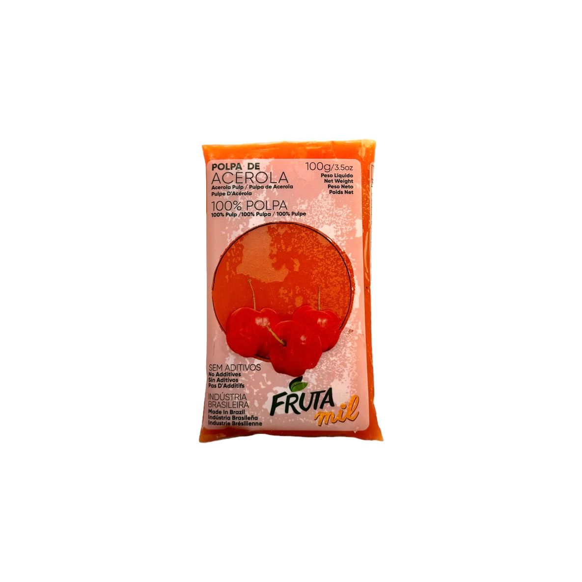 Polpa de acerola com Cenoura 100g. Polpa Norte