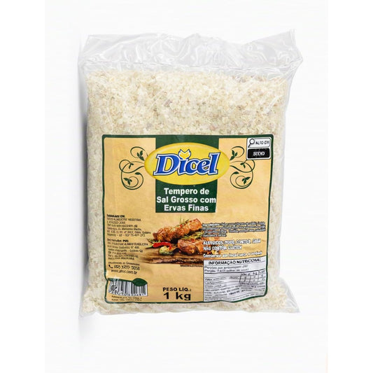 Tempero de Sal Grosso com Ervas Finas 1kg Dicel
