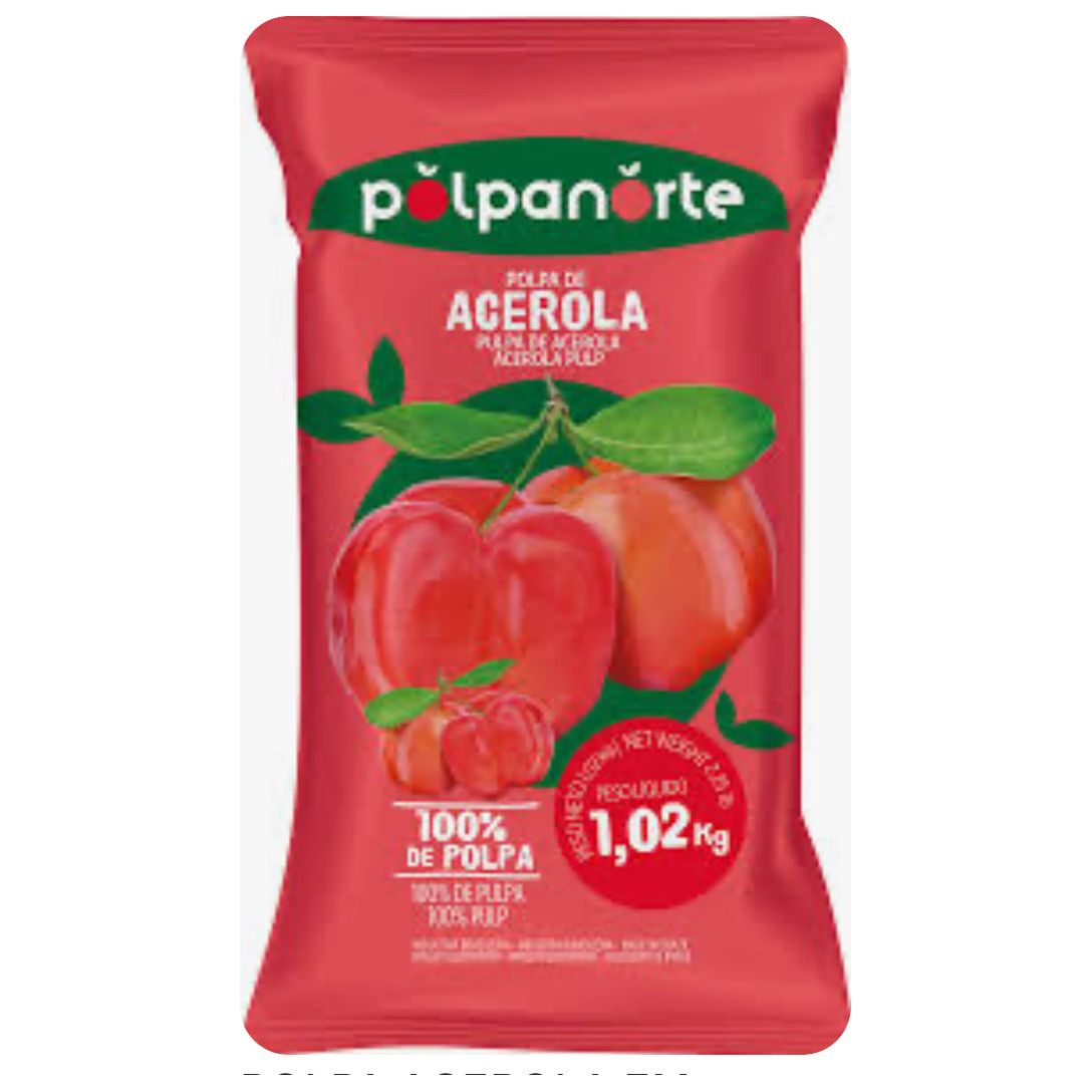 Polpa de acerola com Cenoura 100g. Polpa Norte