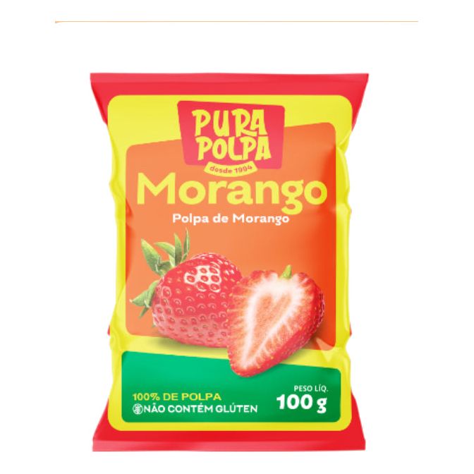 Polpa de morango 100g