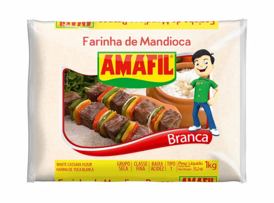 Farinha de Mandioca Branca 500g Amafil