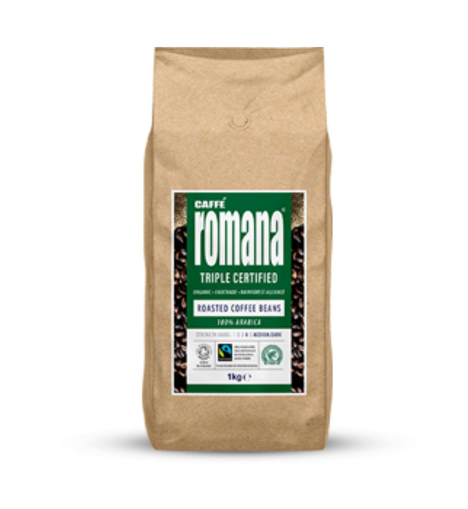 Romana Coffee Beans 250g Fairtrade and Organic