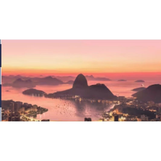 Brazilian Canvas Print Rio Night