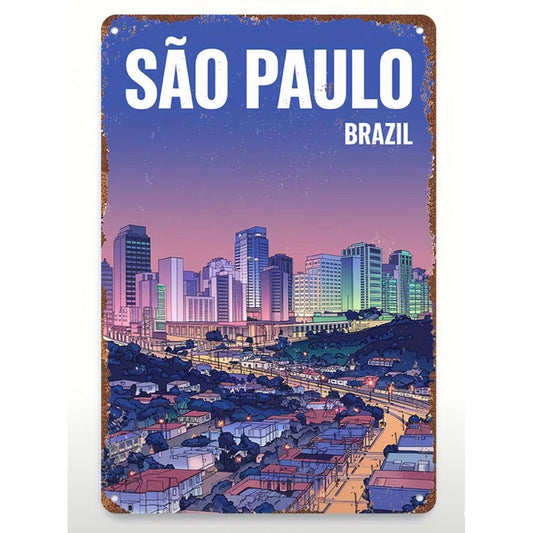 Brazilian Plaque - São Paulo City!