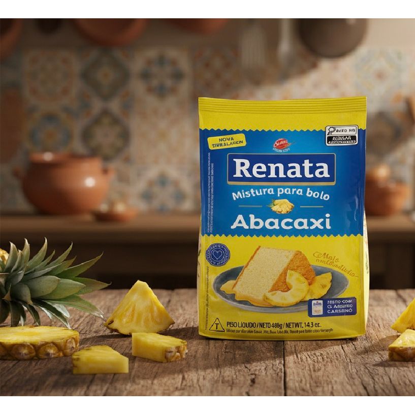 Brazilian Cake Tim Forma De Pudim No. 22 With Free Renata Abacaxi cake mix!