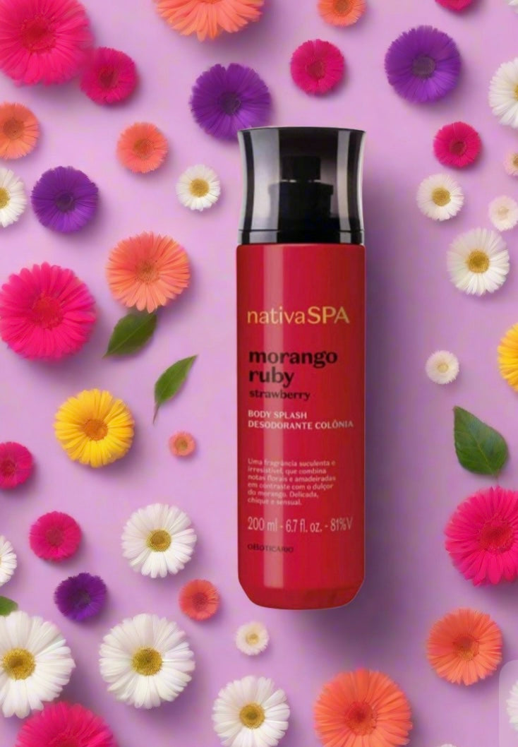 Nativa Spa body Splash Morango 200ml