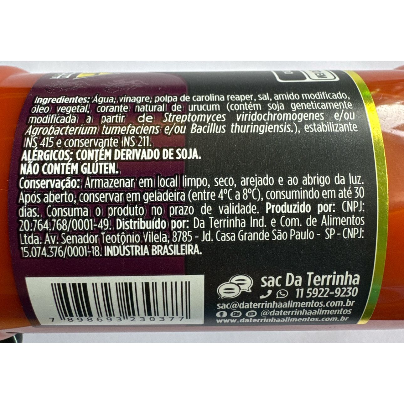 Molho Pimenta Carolina Da Terrinha - 150ml