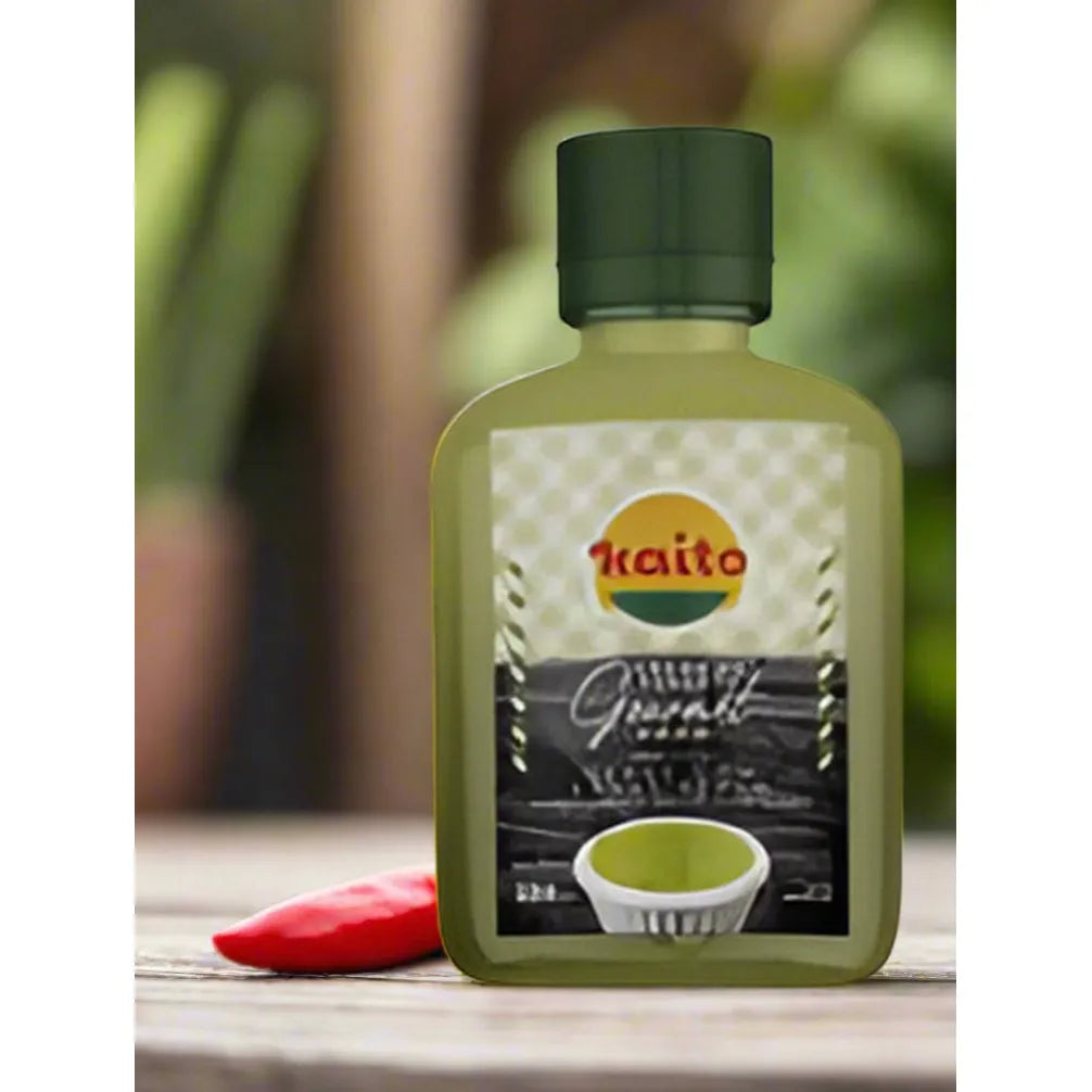 Kaito Creme de pimenta gourmet verde com ervas finas 200g