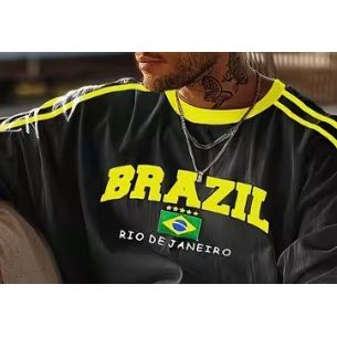 Brazil T Shirt Black