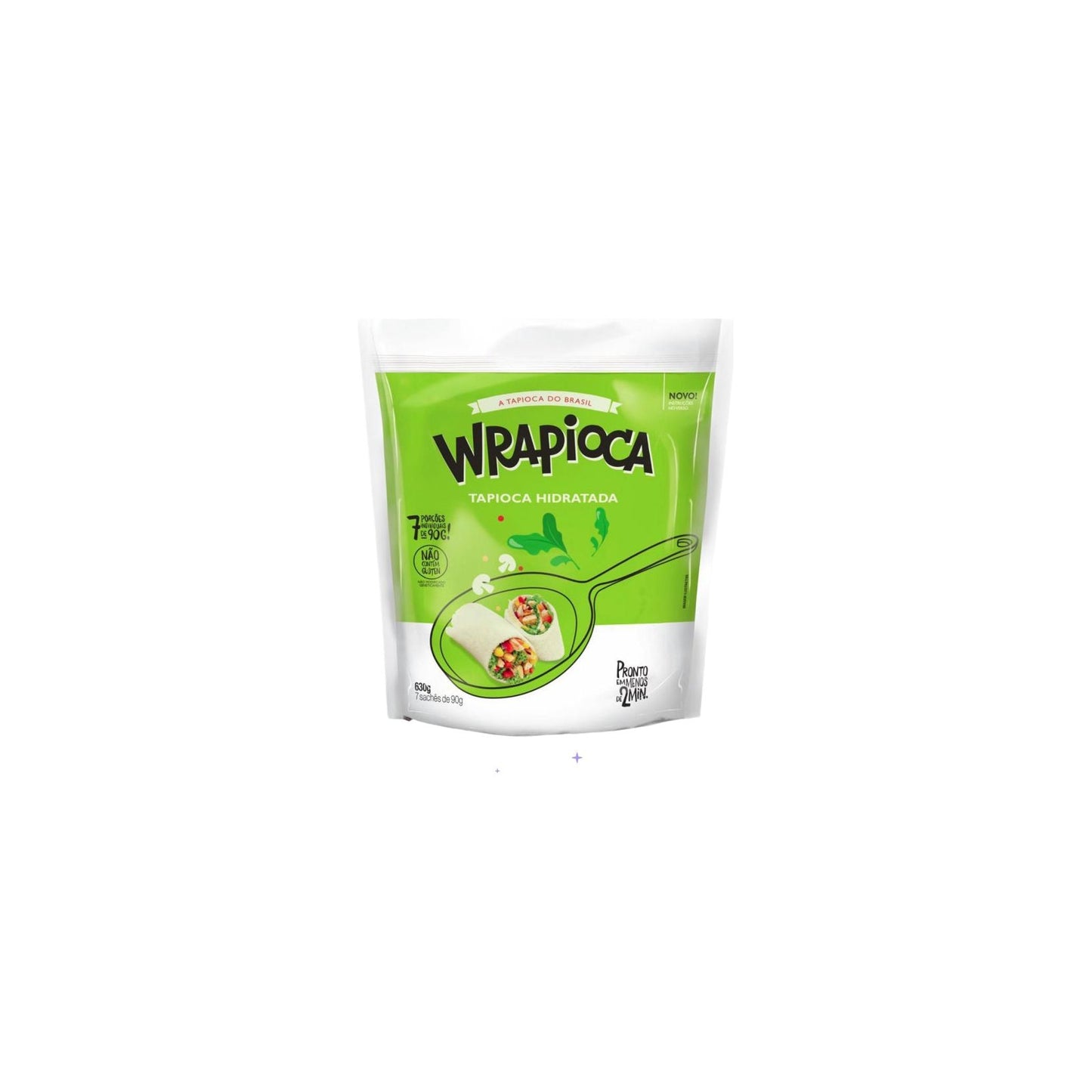 Wrapioca Tapioca 7 Porções Hydrated Tapioca Flour 630g