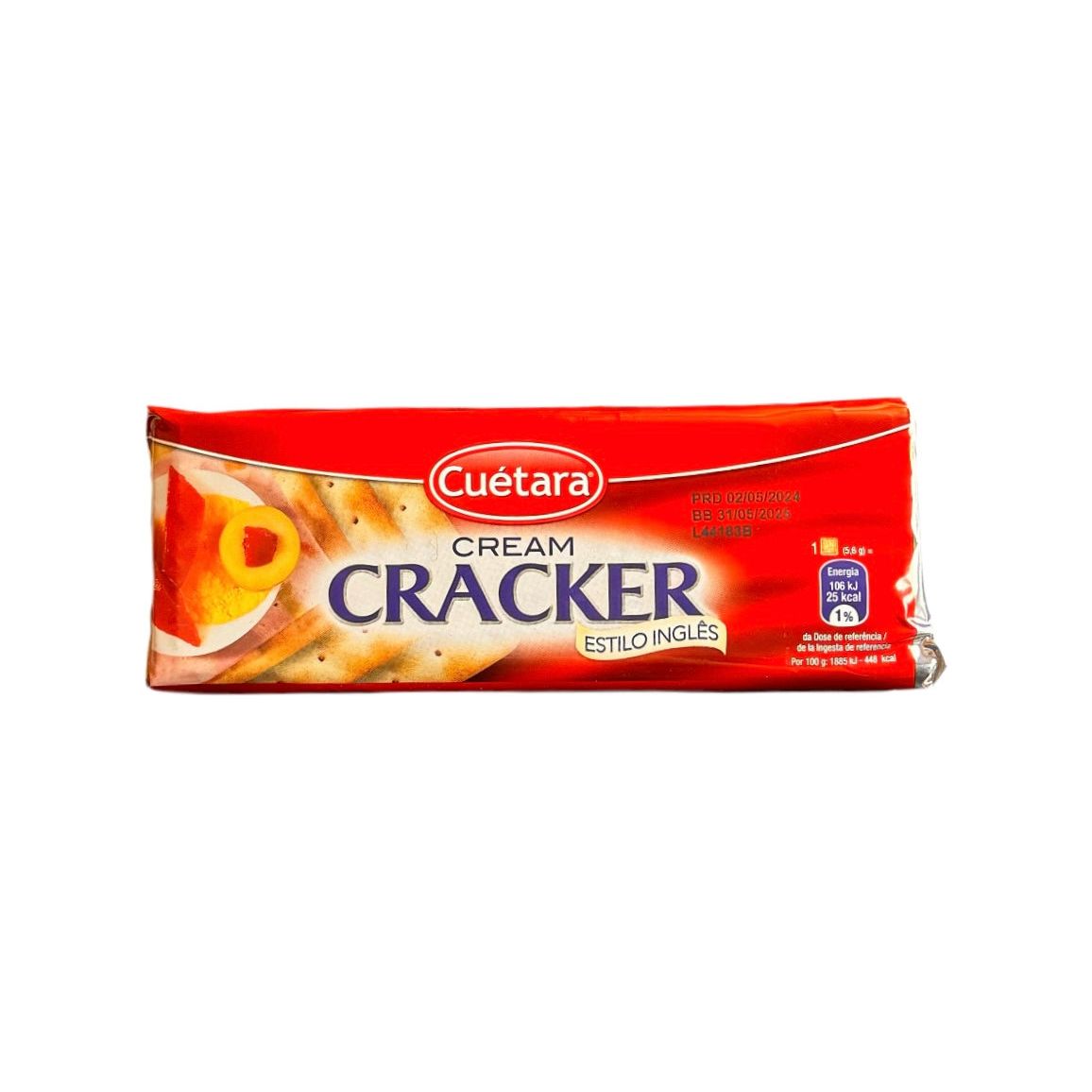 Biscoito Cream Cracker water biscuits 200gr - Cuetara