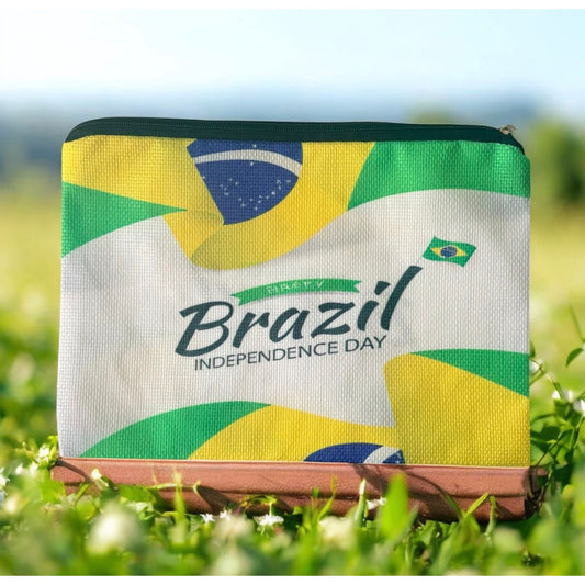 Versatile Brazilian zipped pouch / Make up bag.