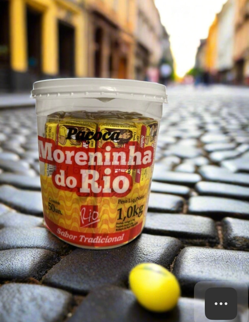 Pacoquinha Embrulhada Quadrada  1.0Kg Moreninha do Rio