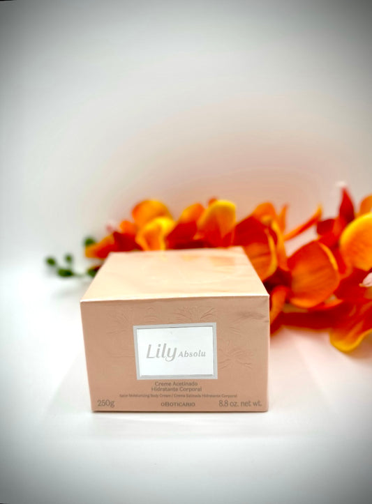 Hidratante Lily acetinado Absolu O Boticário 250g