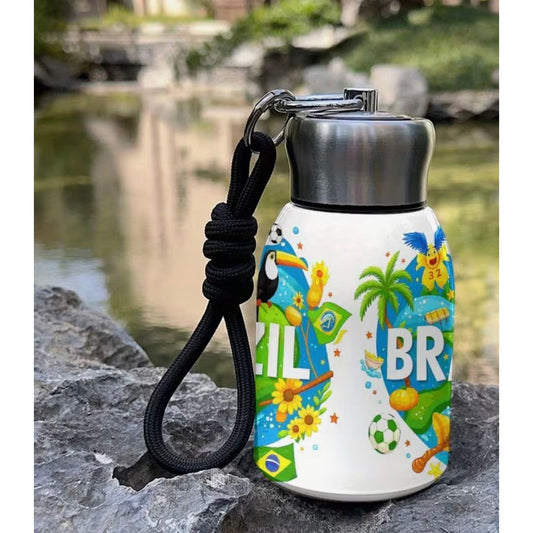 Cute Personal Brazil Thermal Coffee Flask / Mug
