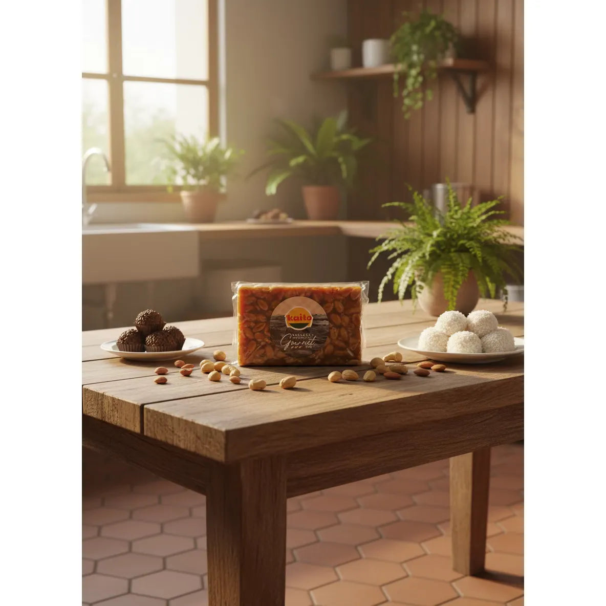 Rapadura Amendoim 500g Kaito Gourmet Range