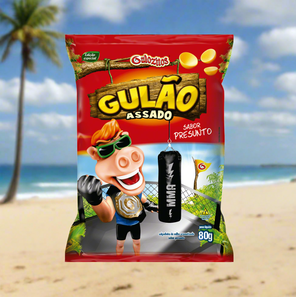 Gulozitos Gulao Assado Bola sabor Presunto 80g