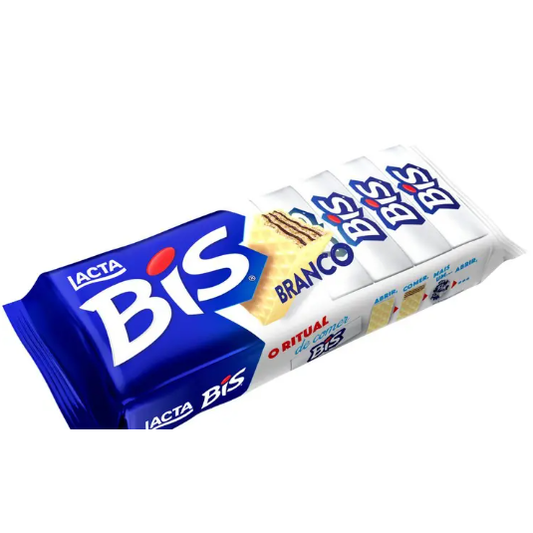 Chocolate Branca White Bis  - White Chocolate wafer biscuits - 126g