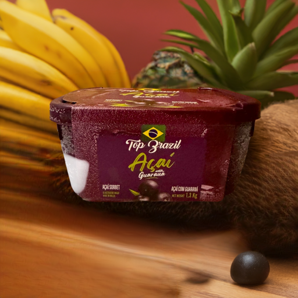 Acai Sorbet with Guarana - 1.3 KG Top Brazil / Polpanorte