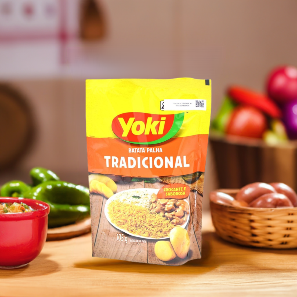 Batata Palha  - Potato stick crisps Yoki 105g