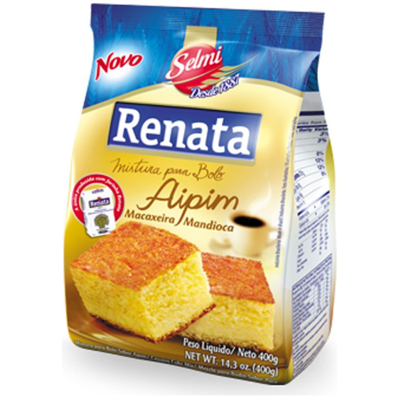 Mistura p/Bolo Mandioca  - Cassava cake mix. 400g - Renata