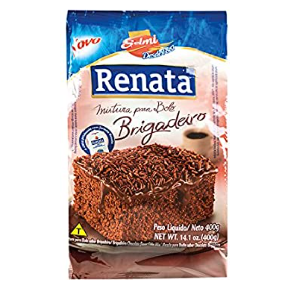 Mistura p/Bolo Brigadeiro  - chocolate cake mix - 400gr - Renata