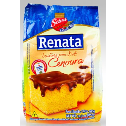 Mistura p/Bolo Cenoura  - Carrot cake mix - 400gr - Renata