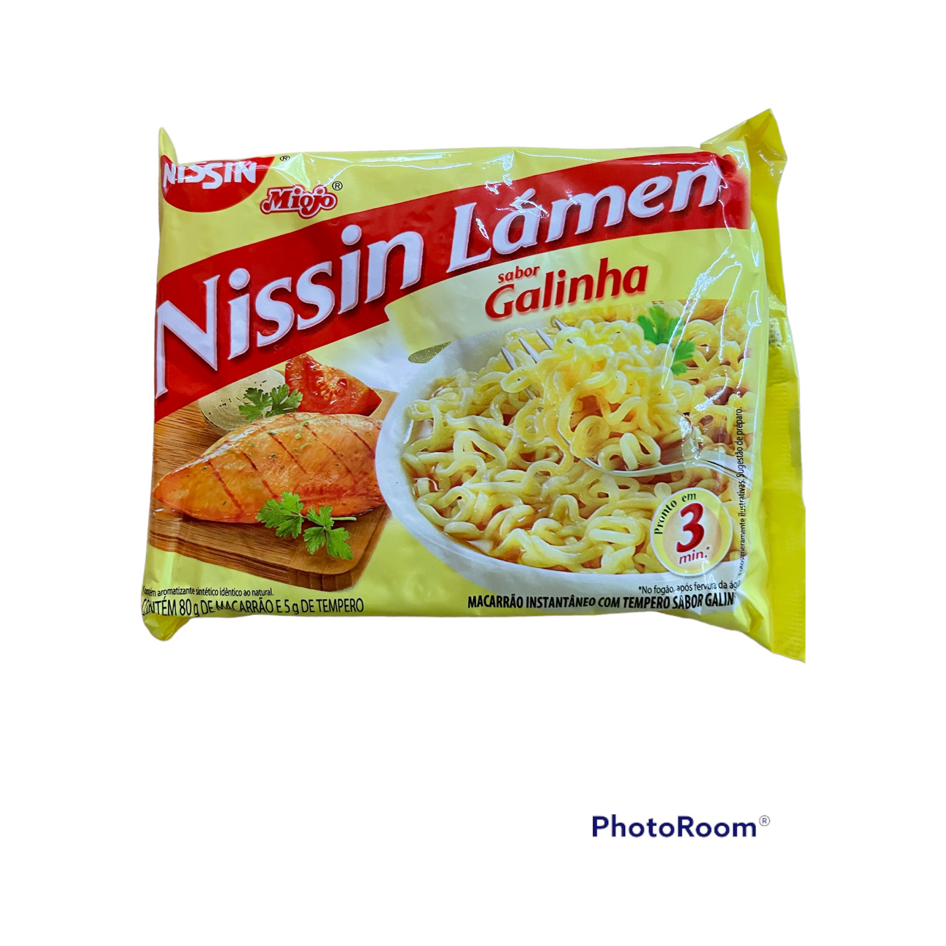 Nissin Lamen Sabor Galinha Caipira 90g