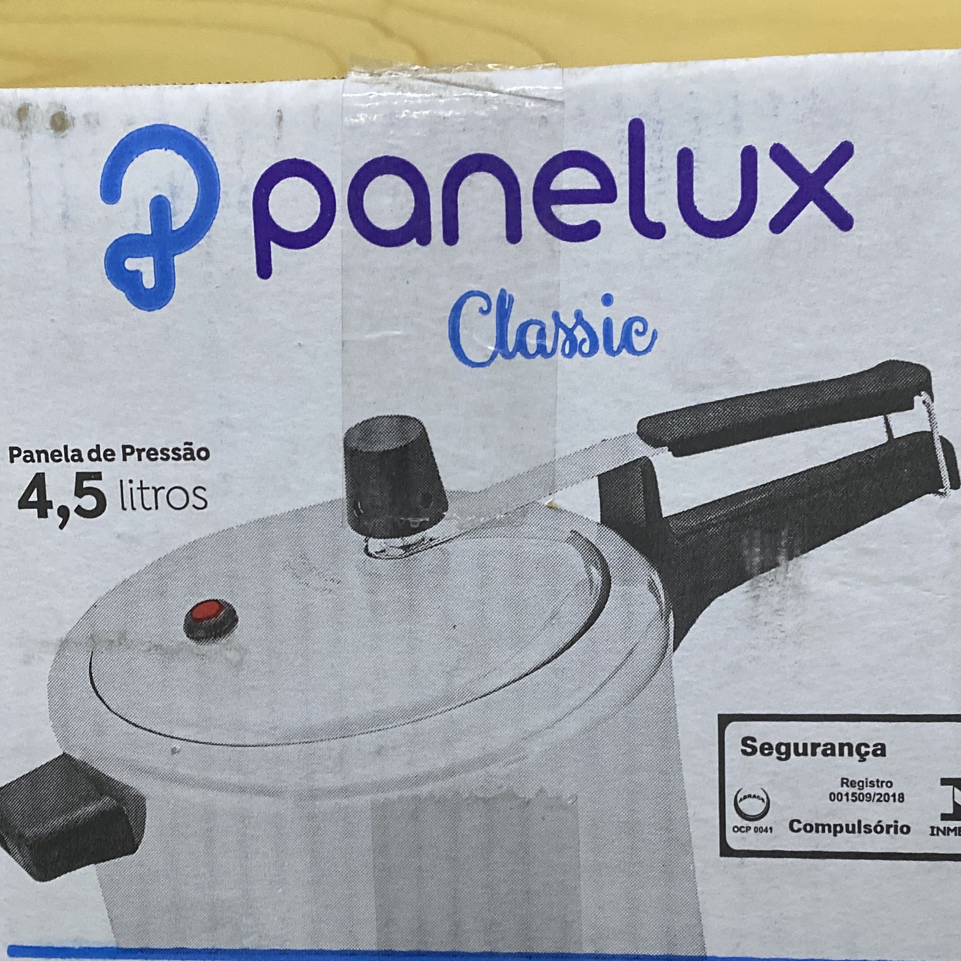 Panelux  Panela De Pressao Polida- 4,5L