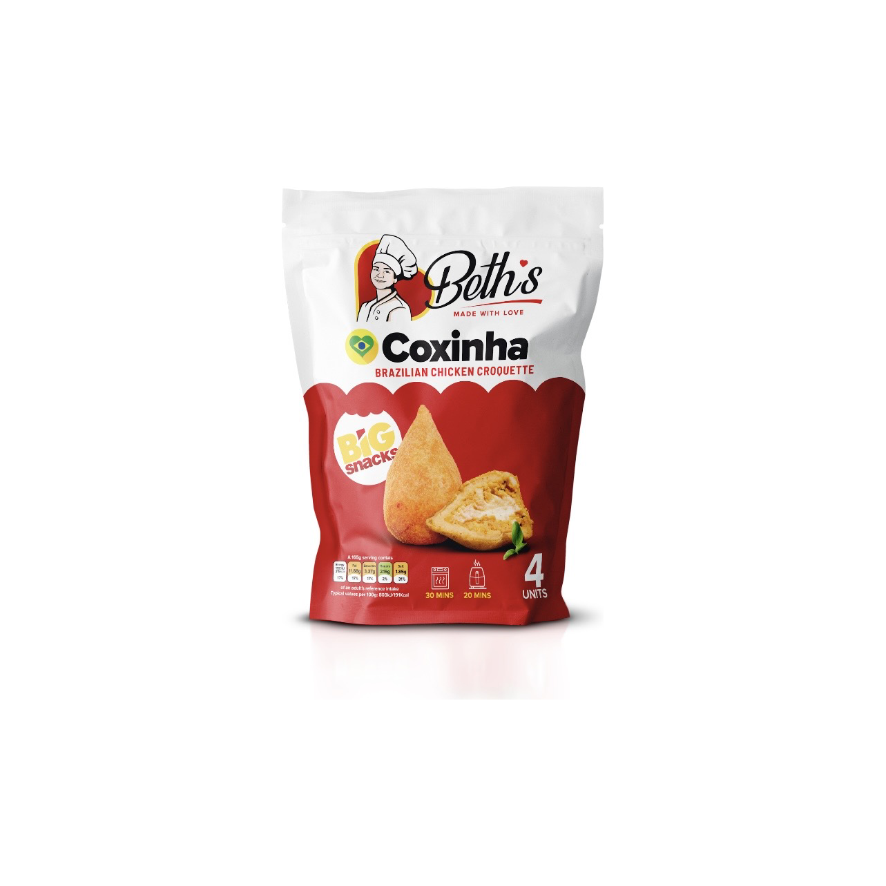 Beth's Coxinha Full Size (4 Pack)